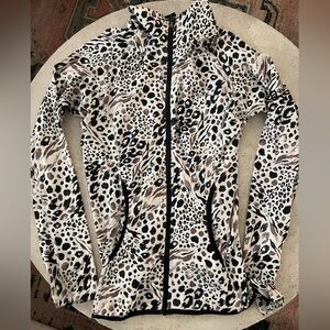 686 Midlayer Zip Jacket, Black/White